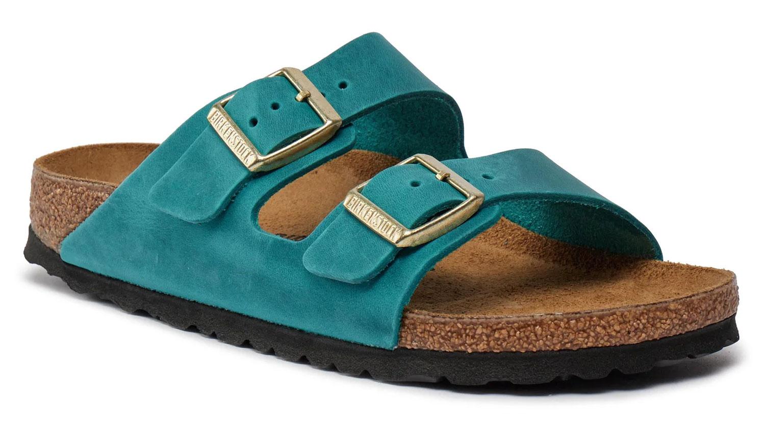 Sandali Arizona Birkenstock in pelle verde 1026537 (35-41) 